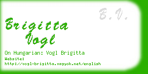 brigitta vogl business card